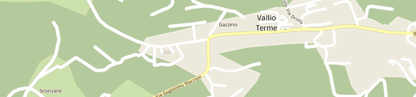 Mappa della impresa garofolini giancarlo a VALLIO TERME