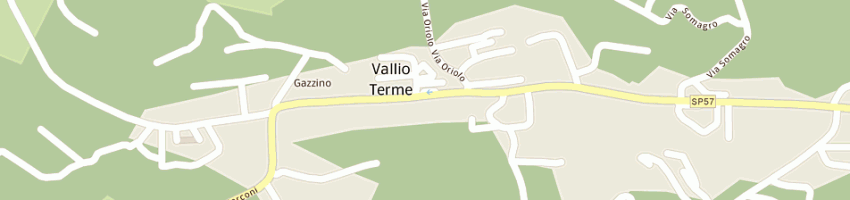 Mappa della impresa franceschini valerio a VALLIO TERME