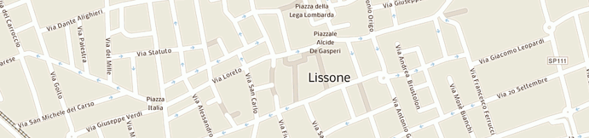 Mappa della impresa fiorini nello a LISSONE