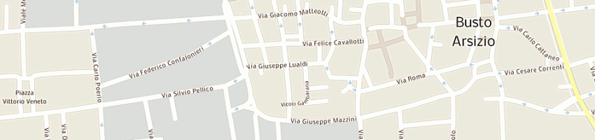 Mappa della impresa new look di cutini ombretta a BUSTO ARSIZIO