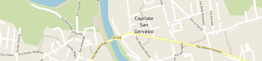 Mappa della impresa celsus srl a CAPRIATE SAN GERVASIO