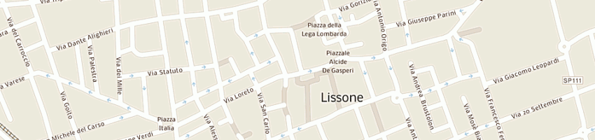 Mappa della impresa casa del formaggio a LISSONE