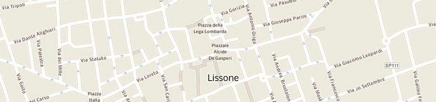 Mappa della impresa boscolo guido a LISSONE