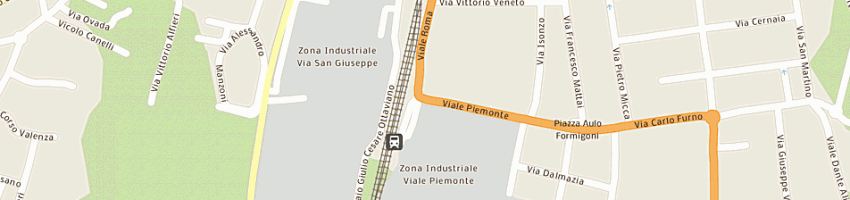 Mappa della impresa bar stazione di colasante ida a GATTINARA