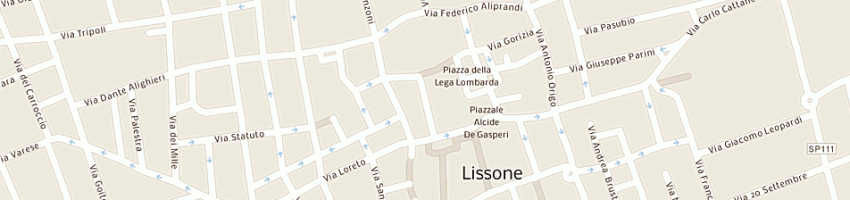 Mappa della impresa sindacato pensionati italiani comprensorio brianza a LISSONE