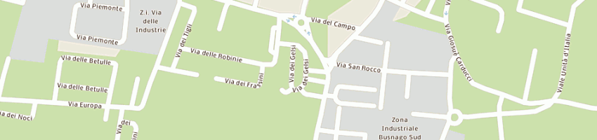 Mappa della impresa cusin gabriele pasquale a BUSNAGO