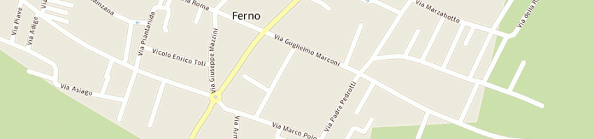 Mappa della impresa municipio a FERNO