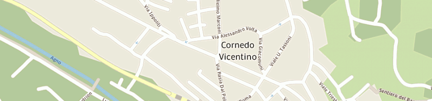 Mappa della impresa ortolani paolo a CORNEDO VICENTINO