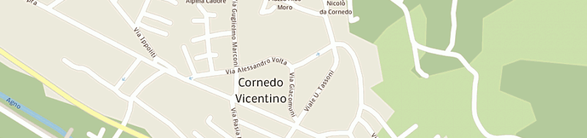 Mappa della impresa parrucchieri i vigolo erica e marcello di vigolo m a CORNEDO VICENTINO