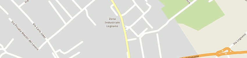 Mappa della impresa cea spa a LEGNANO