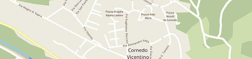 Mappa della impresa pisani danila a CORNEDO VICENTINO