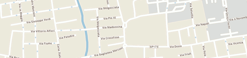 Mappa della impresa centro estetico donna moderna snc di benvegnu' lorella e patrizia a BOVISIO MASCIAGO