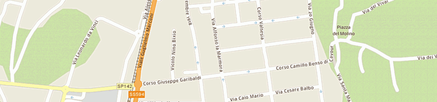 Mappa della impresa chiesa nerella a GATTINARA