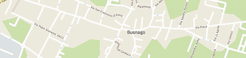 Mappa della impresa ambiveri flavio a BUSNAGO
