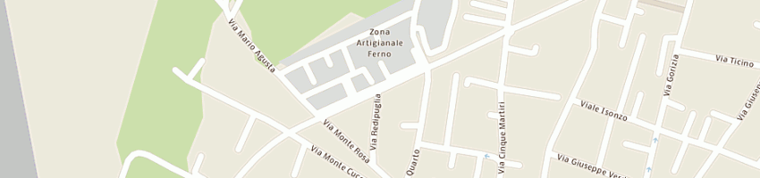 Mappa della impresa lattoneria zetadi srl a FERNO