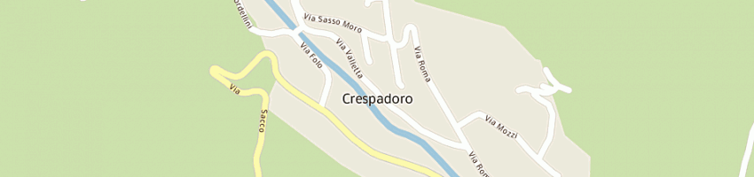 Mappa della impresa dal cengio santo a CRESPADORO