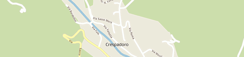 Mappa della impresa carrubba salvatore a CRESPADORO