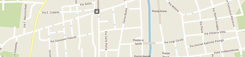 Mappa della impresa bar ristorante via vai di zamboni a CESANO MADERNO