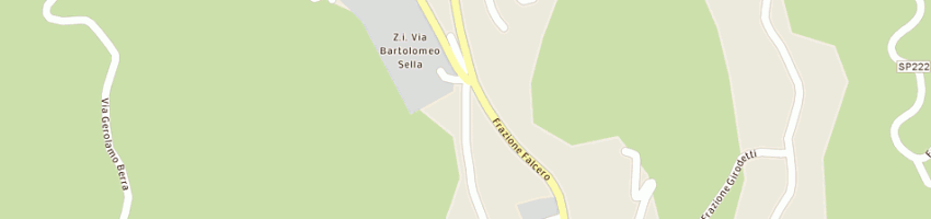 Mappa della impresa zegna baruffa lane borgosesia (spa) a VALLE MOSSO