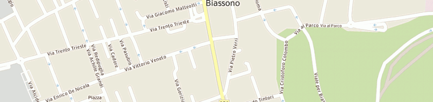 Mappa della impresa galbiati ruggero a BIASSONO
