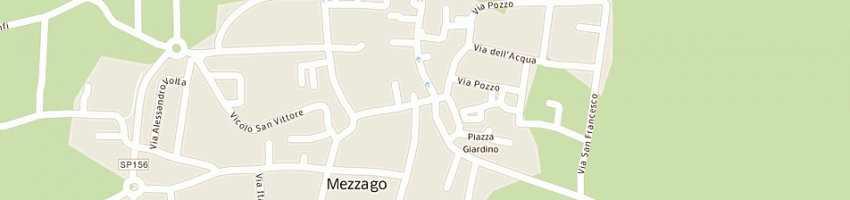 Mappa della impresa radicia crocifisso a MEZZAGO