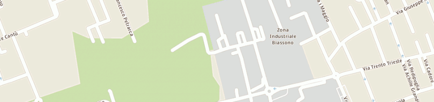 Mappa della impresa michieli flli (snc) tappezzieri in stoffa a BIASSONO