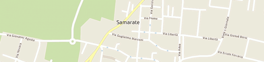 Mappa della impresa cartoleria roman a SAMARATE