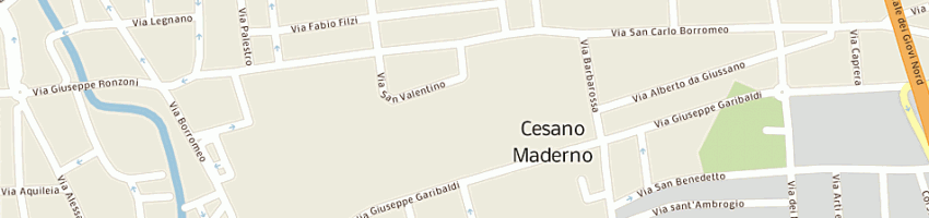 Mappa della impresa isram sas a CESANO MADERNO