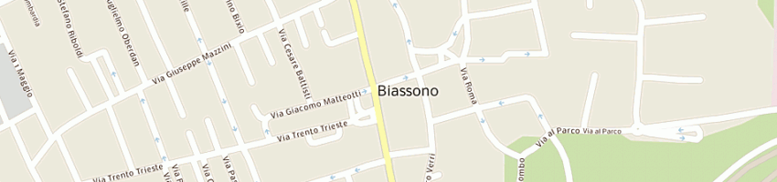 Mappa della impresa sironi giovanna a BIASSONO