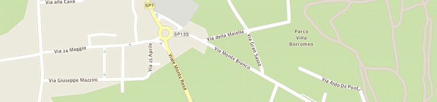 Mappa della impresa polizia a ARCORE