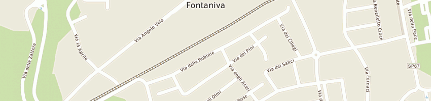 Mappa della impresa autotrasporti bergamin di bergamin giuseppe e figlio (snc) a FONTANIVA