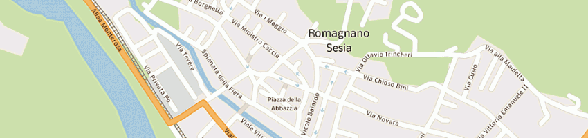 Mappa della impresa ponzana rita a ROMAGNANO SESIA