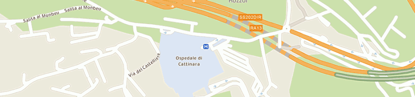 Mappa della impresa friulcassa spa- trieste sportello ospedale cattinara a TRIESTE