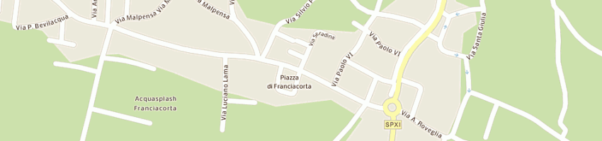 Mappa della impresa municipio a CORTE FRANCA