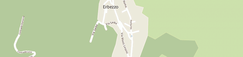 Mappa della impresa pizzeria al terrazzo a ERBEZZO