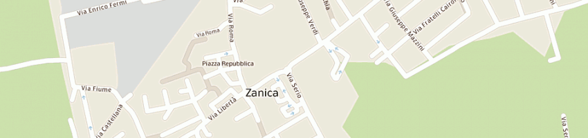 Mappa della impresa biblioteca comunale a ZANICA