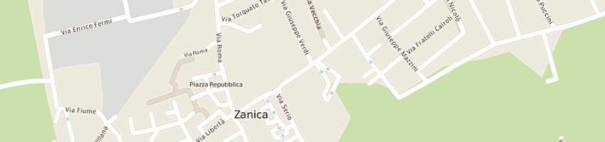 Mappa della impresa panificio e alimentari dei flli bertoli snc a ZANICA