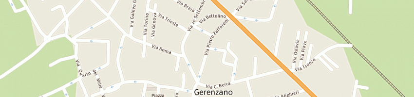 Mappa della impresa l'angolo del pane di guzzetti fabio a GERENZANO
