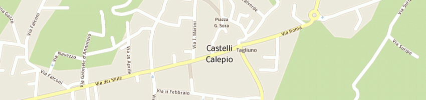 Mappa della impresa malighetti pierangelo a CASTELLI CALEPIO