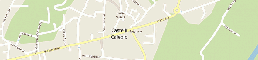 Mappa della impresa pellicioli paolo a CASTELLI CALEPIO