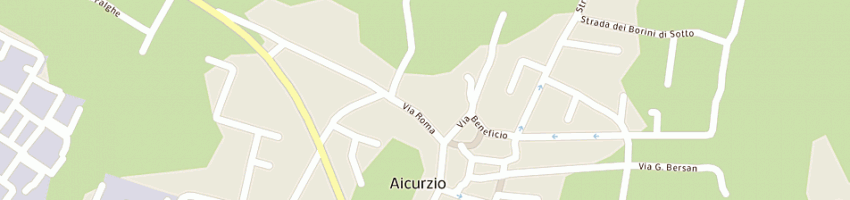 Mappa della impresa trattoria pizzeria da aldo a AICURZIO