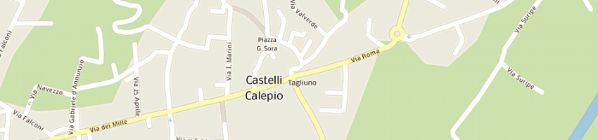 Mappa della impresa rossi giampietro a CASTELLI CALEPIO