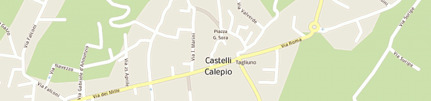Mappa della impresa patelli giovanni a CASTELLI CALEPIO