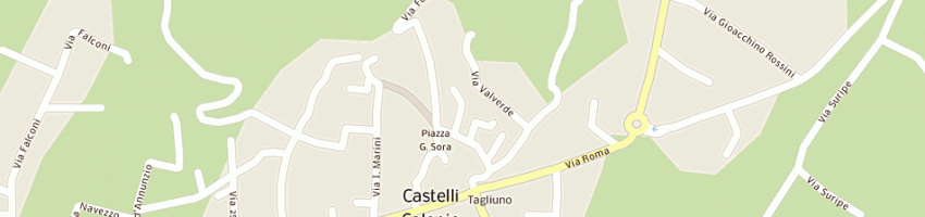 Mappa della impresa rossi giulio a CASTELLI CALEPIO