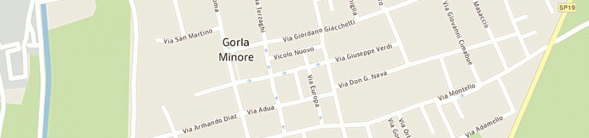 Mappa della impresa crenna fulvio a GORLA MINORE