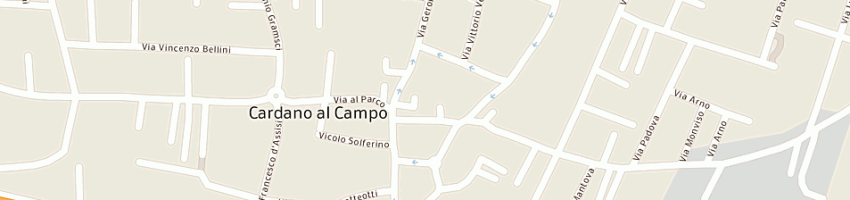 Mappa della impresa ansaldo caldaie spa a CARDANO AL CAMPO