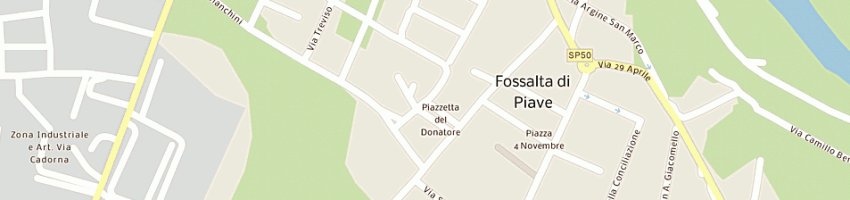 Mappa della impresa perissinotto pier francesco a FOSSALTA DI PIAVE