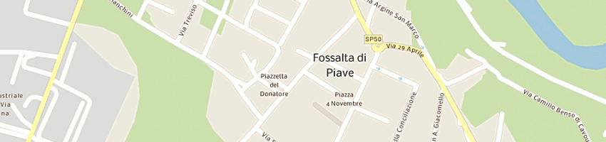 Mappa della impresa poste italiane a FOSSALTA DI PIAVE