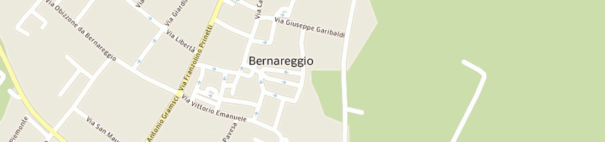 Mappa della impresa associazione calcio bernareggio a BERNAREGGIO