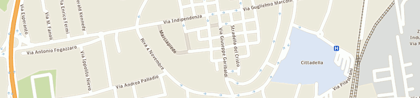 Mappa della impresa progetto casa sas di brugnolaro dssa luciana a CITTADELLA